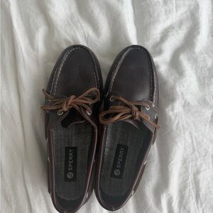 Sperry  Brown Boat Shoes - men’s 6, women’s 8